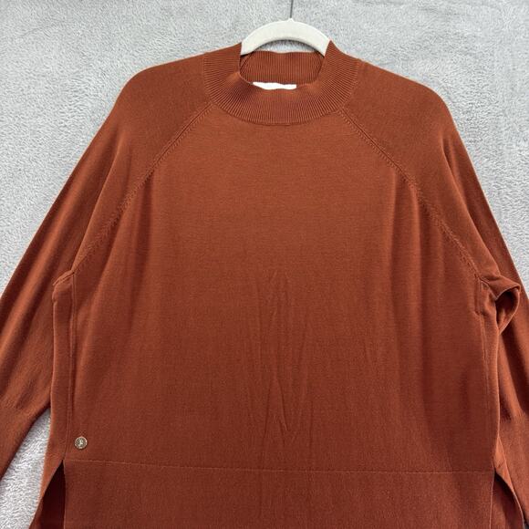 Joseph Ribkoff Sweater Womens XL Cinnamon Rib Knit Tunic Mock Neck Long Sleeve - Picture 3 of 11